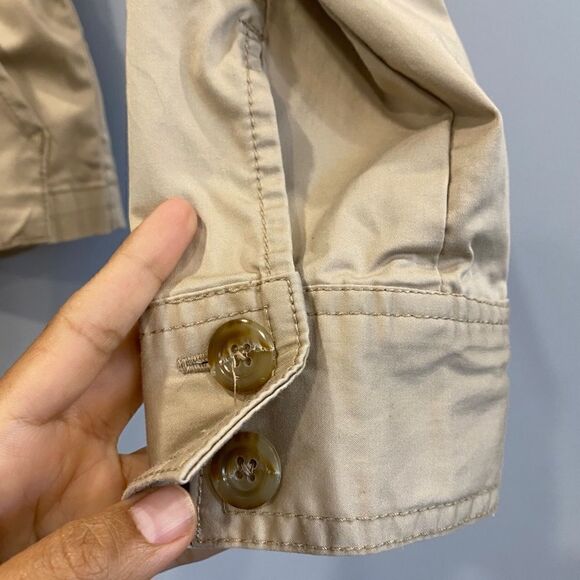 Old Navy Tan Belted Jacket - Picture 7 of 7